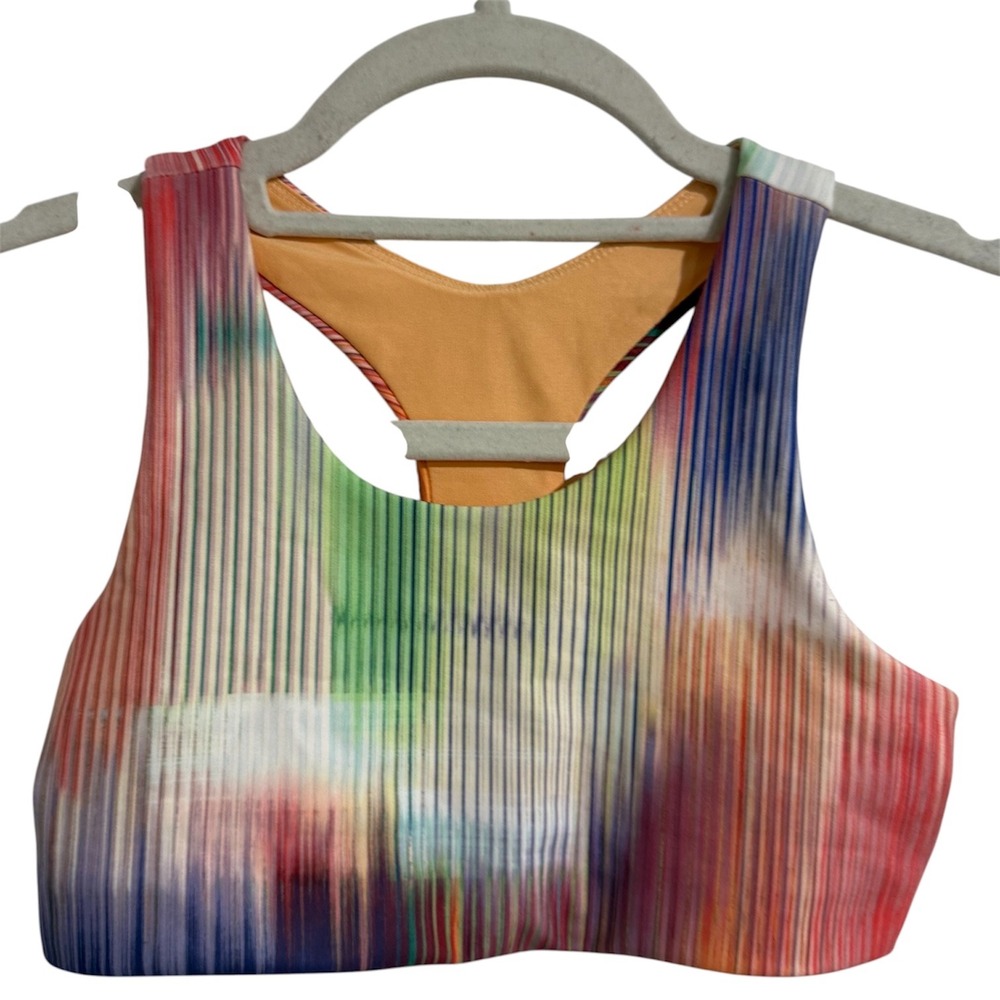 DSG Girls Momentum Sports‎ Bra Prismatic Reflection Multicolor Size Medium NWT
